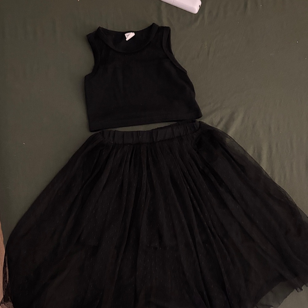 SHEIN Black Kids Matching Set